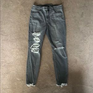 AE super high rise jeggings